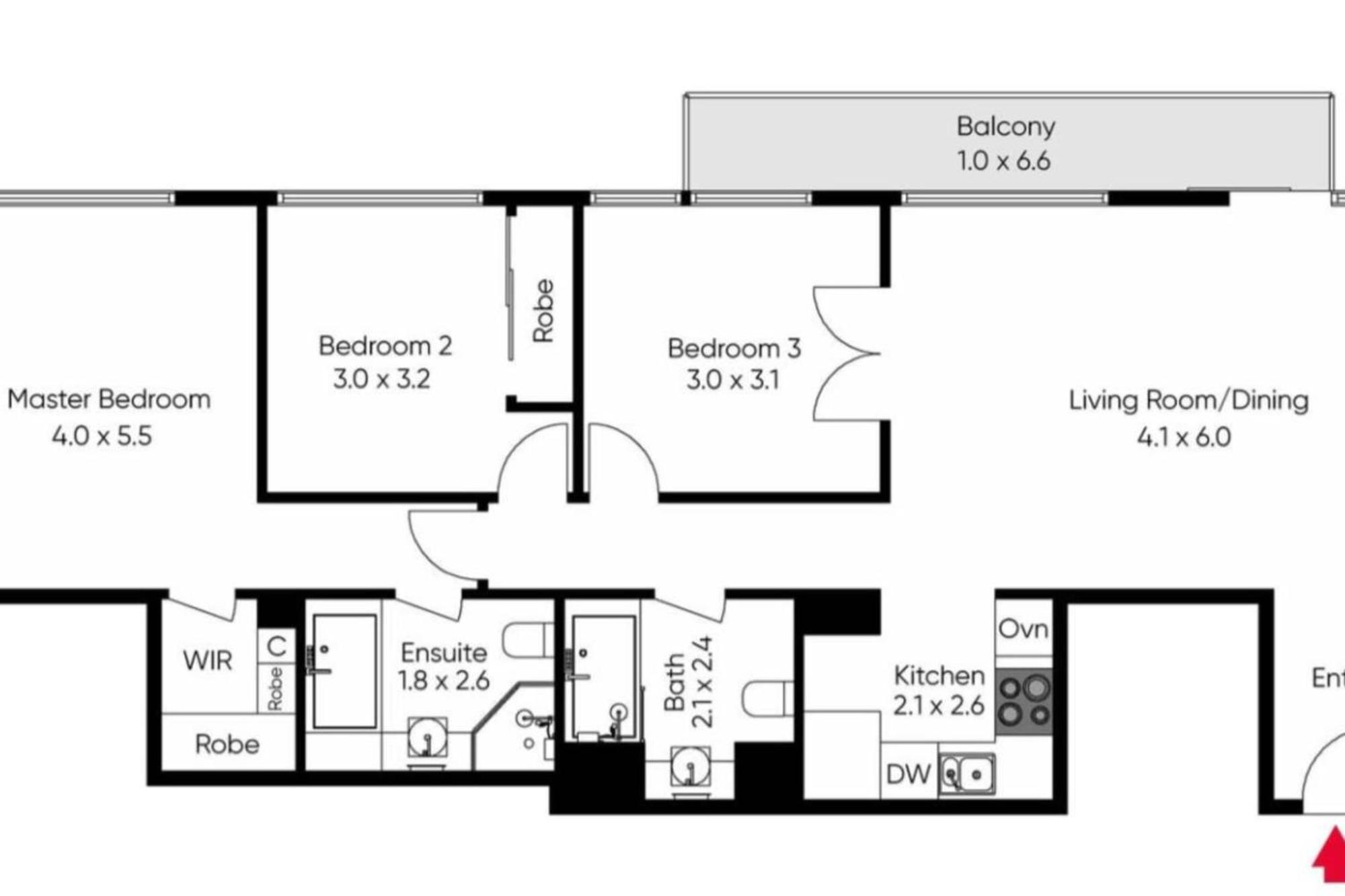 Spacious 3-Bed Unit In Melbourne Cbd W Pool & Gym Eksteriør bilde